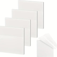 200 Sheets Transparent Sticky Note Square Student Note Sticker Strong Sticky