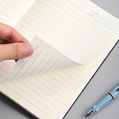 A6 Soft Leather Diary Meeting Record Notepad