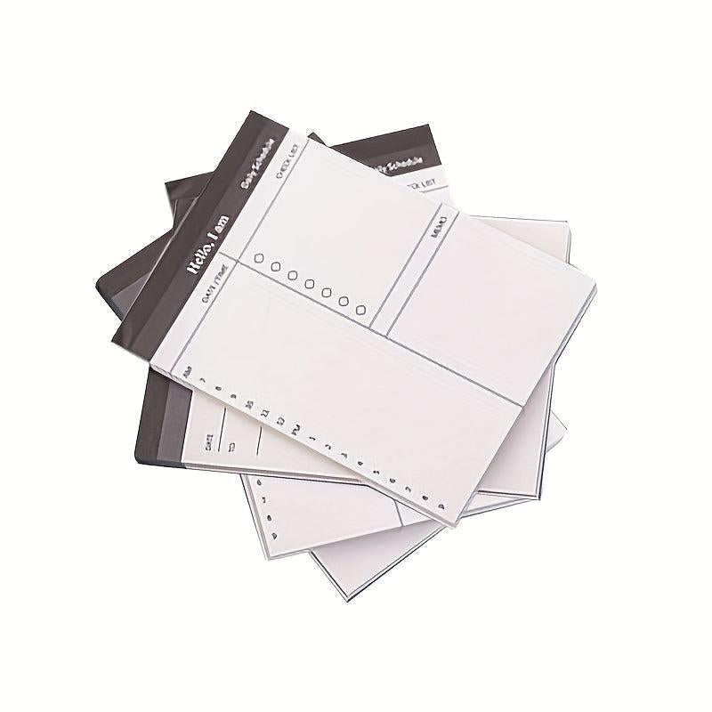 4pcs Business Plan Note Book Tear Notepad Office Desktop Schedule Memo Book