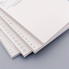 4pcs Business Plan Note Book Tear Notepad Office Desktop Schedule Memo Book