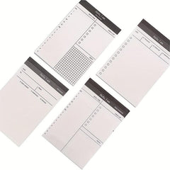 4pcs Business Plan Note Book Tear Notepad Office Desktop Schedule Memo Book