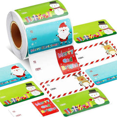 500pcs Christmas Holiday Stickers Gift Labels