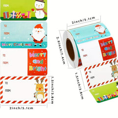 500pcs Christmas Holiday Stickers Gift Labels