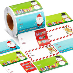 500pcs Christmas Holiday Stickers Gift Labels