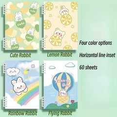 A5 Rabbit Notebook Thickened Diary Removable Replaceable Journal