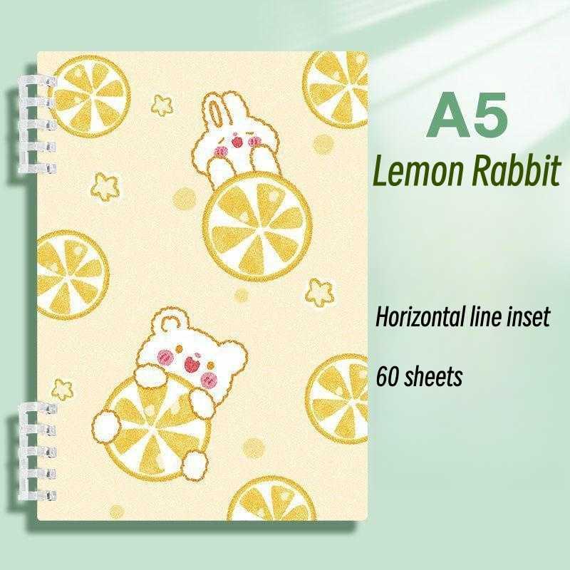 A5 Rabbit Notebook Thickened Diary Removable Replaceable Journal