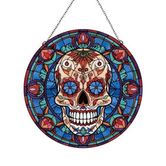 Halloween Skull Window and Door Decor
