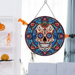 Halloween Skull Window and Door Decor