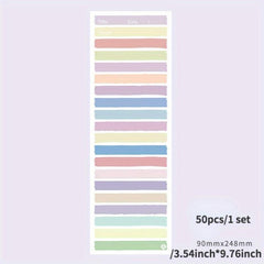 Grid Memo Plan Sticky Note Book 2 Packs