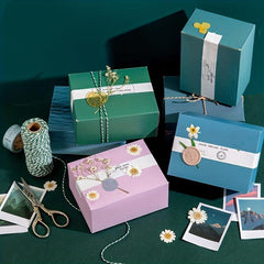 3pcs Scenery Storage Box Series Literary Hand Account Storage