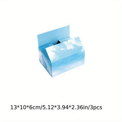 3pcs Scenery Storage Box Series Literary Hand Account Storage