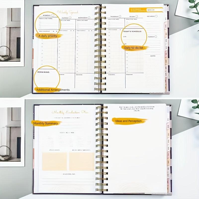 A5 Coil Book Foreign Trade Daily Weekly Planner