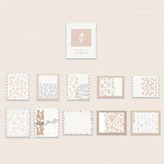 20pcs 3.5In 2.8In Stamp Sticky Notes