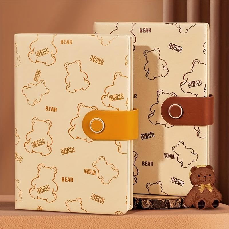 Bear Notebook 128 Sheet Lined Paper with Hasp