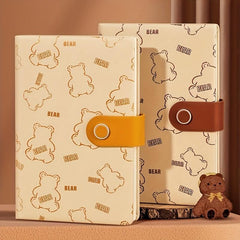 Bear Notebook 128 Sheet Lined Paper with Hasp