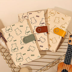 Bear Notebook 128 Sheet Lined Paper with Hasp
