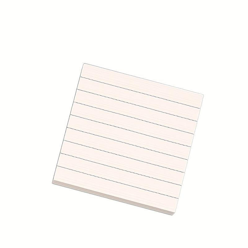 Sticky Notes Box Horizontal Lines Self Stick Note Pads for Office