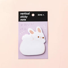 4pcs Mixed Office Notepad Cartoon Animal Memo Pad