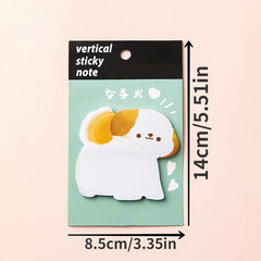 4pcs Mixed Office Notepad Cartoon Animal Memo Pad