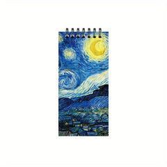 80sheets H5 Checkered Portable World Famous Painting Series Coil Book