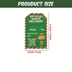 200 Christmas Stickers Roll Holiday Gift Packaging Decoration