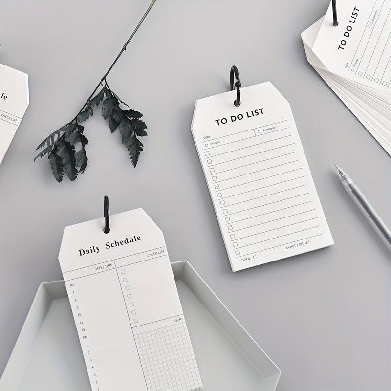 2pcs 104 Pieces Stationery Ring Schedule Planner Loose leaf Note Book