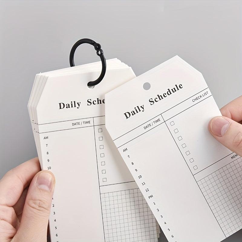2pcs 104 Pieces Stationery Ring Schedule Planner Loose leaf Note Book