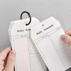 2pcs 104 Pieces Stationery Ring Schedule Planner Loose leaf Note Book