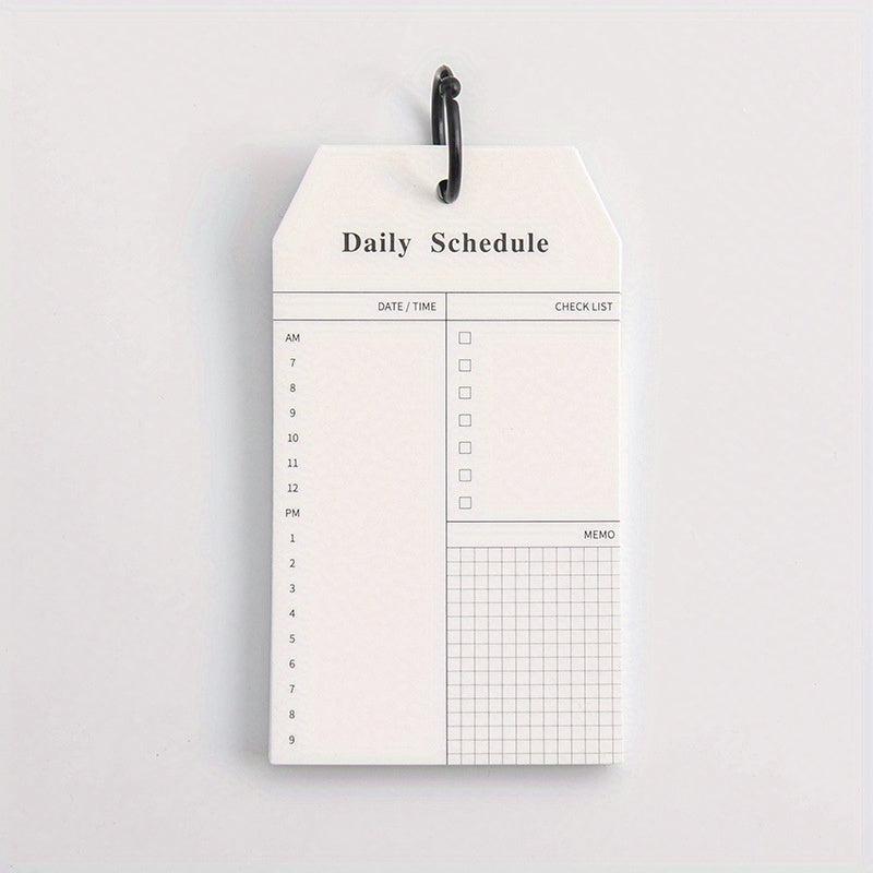 2pcs 104 Pieces Stationery Ring Schedule Planner Loose leaf Note Book