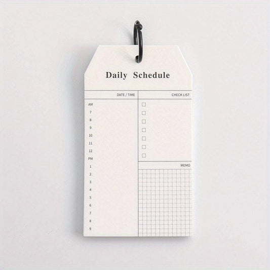 2pcs 104 Pieces Stationery Ring Schedule Planner Loose leaf Note Book