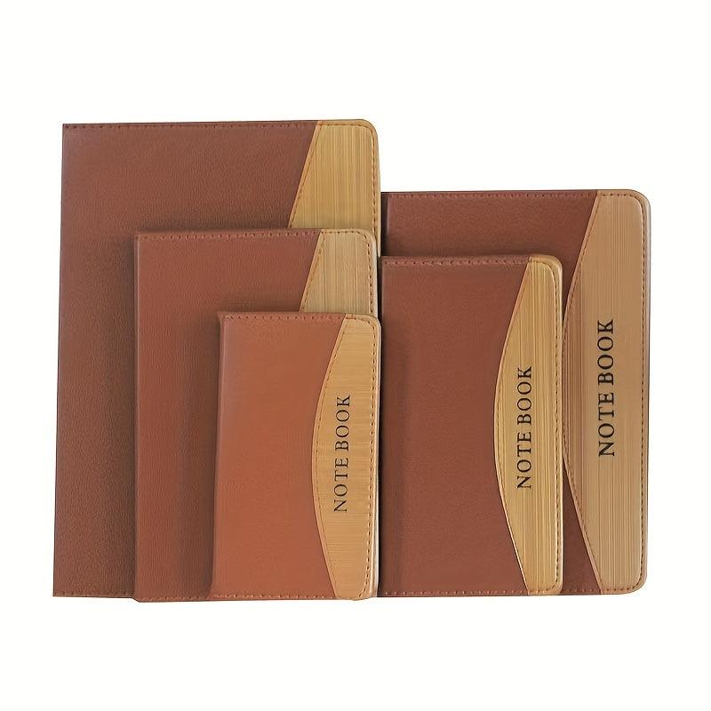 PU Leather Notebook 60K 18K Horizontal Line Business Office Learning