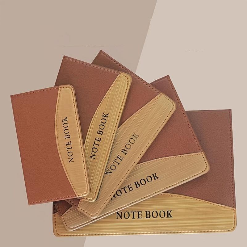 PU Leather Notebook 60K 18K Horizontal Line Business Office Learning