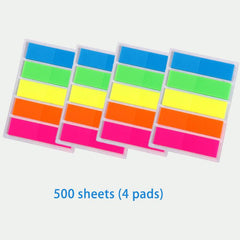 Translucent Sticky Notes Self-adhesive Waterproof Pads for School and Office