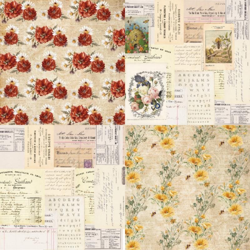 24 Sheets Background Paper 15 24 Cm Wedding Birthday Party