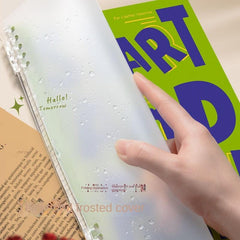 American Style Retro Loose Leaf Notebook Detachable Thickened Grid Notebook