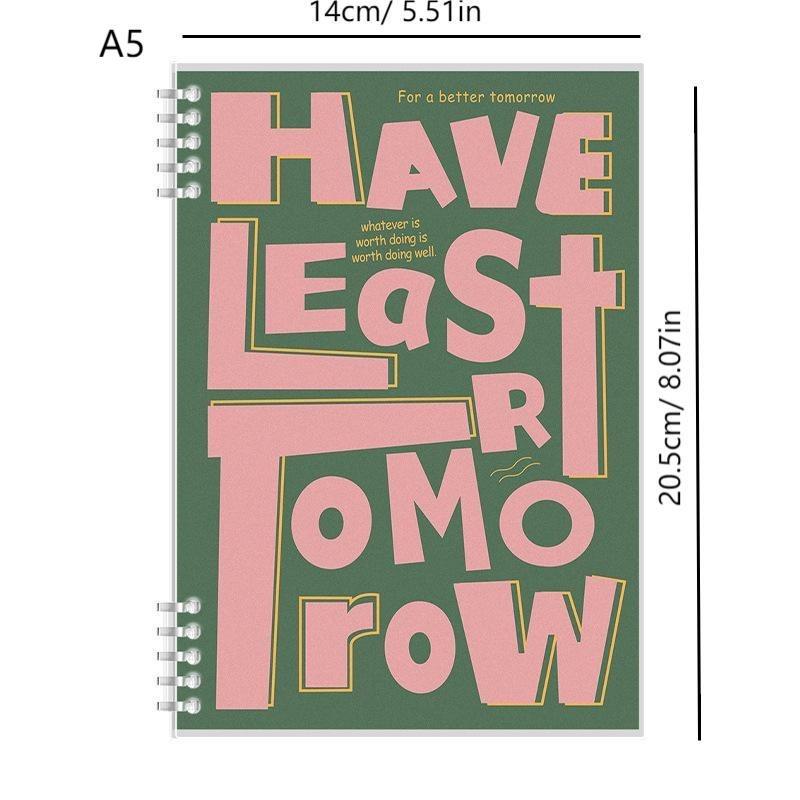 American Style Retro Loose Leaf Notebook Detachable Thickened Grid Notebook