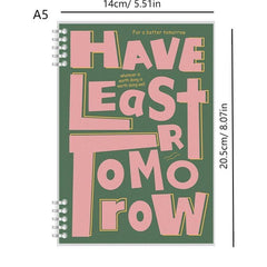 American Style Retro Loose Leaf Notebook Detachable Thickened Grid Notebook