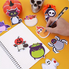 300 Sheets Halloween Cartoon Sticky Notes 10 Books Stickers Page Markers