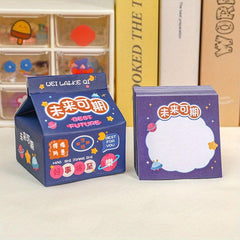200pcs Box Cartoon Sticky Notes Writable For School Office