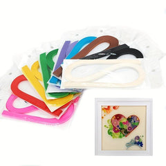 100pcs Monochrome 5mm Duct Paper Roll Painting Material