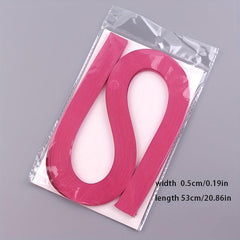 100pcs Monochrome 5mm Duct Paper Roll Painting Material