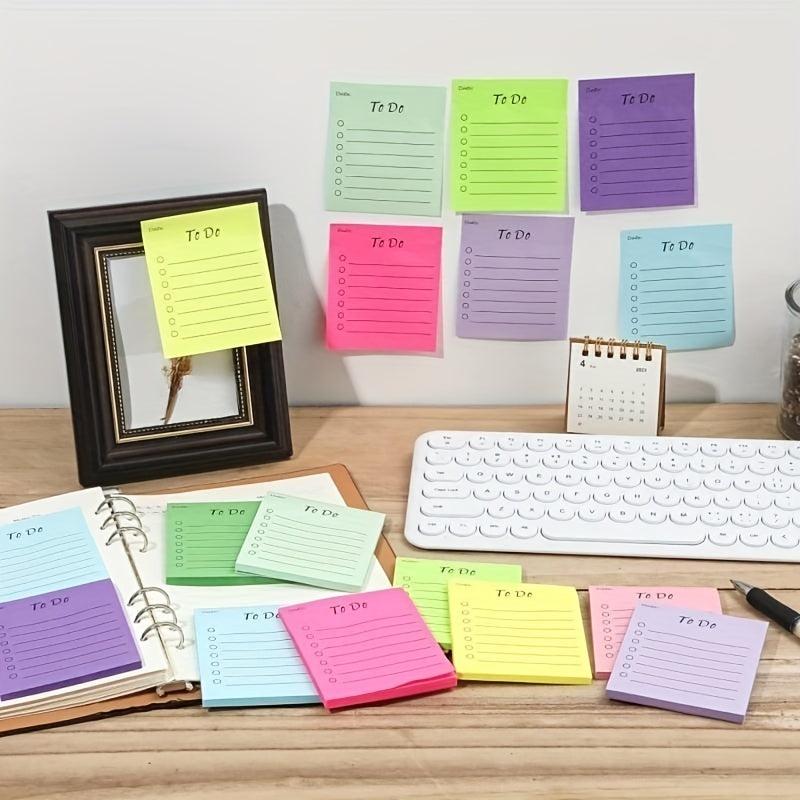 9pcs Sticky Notes 450 Sheets Adhesive Notebook School Stationery