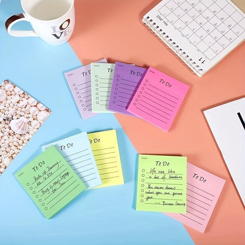 9pcs Sticky Notes 450 Sheets Adhesive Notebook School Stationery