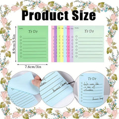 9pcs Sticky Notes 450 Sheets Adhesive Notebook School Stationery