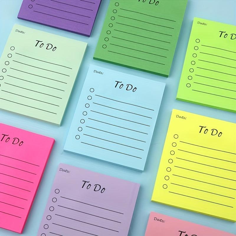 9pcs Sticky Notes 450 Sheets Adhesive Notebook School Stationery