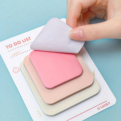 4pcs Creative Stacking Sticky Notes Colorful Sticky Note Paper