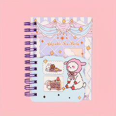 Ruled Spiral Notebook Journal College Ruled Hardcover Inner Pocket