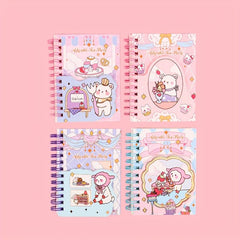 Ruled Spiral Notebook Journal College Ruled Hardcover Inner Pocket