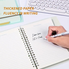 Hongtai B5 Loose Leaf Grid Notebook - 50 Thick Pages, High Value, Non-Sticky