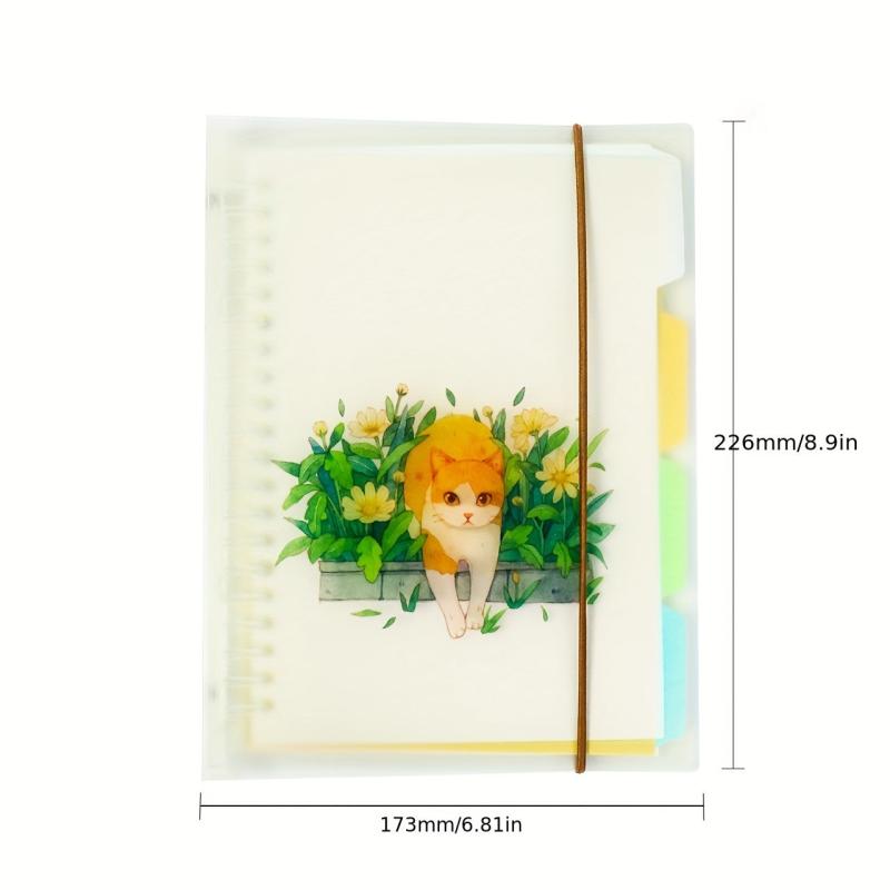Hongtai B5 Loose Leaf Grid Notebook - 50 Thick Pages, High Value, Non-Sticky
